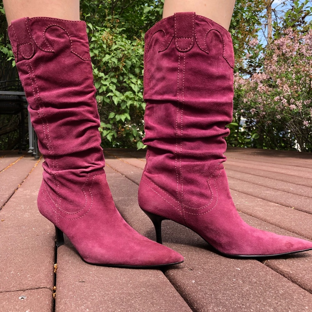 Guess VINTAGE beautiful leather & suede booties
